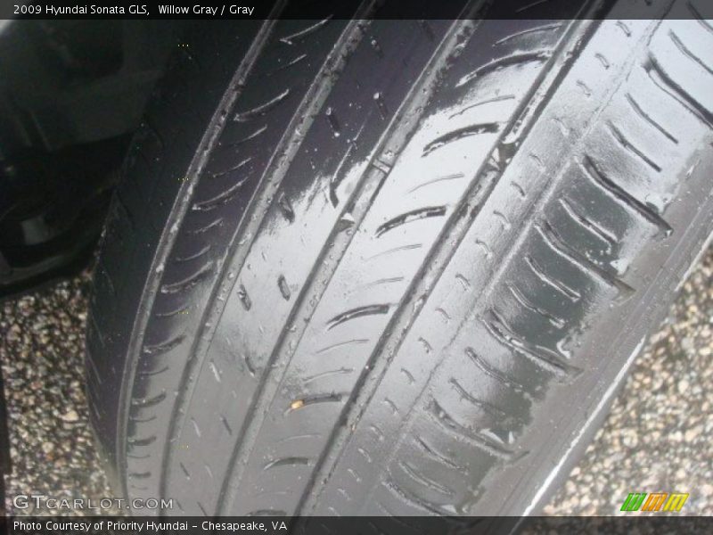 Willow Gray / Gray 2009 Hyundai Sonata GLS