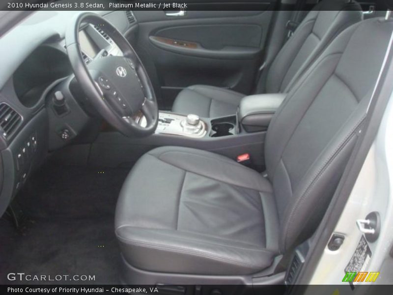  2010 Genesis 3.8 Sedan Jet Black Interior