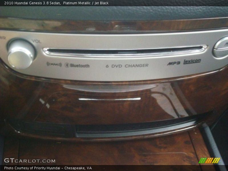 Platinum Metallic / Jet Black 2010 Hyundai Genesis 3.8 Sedan