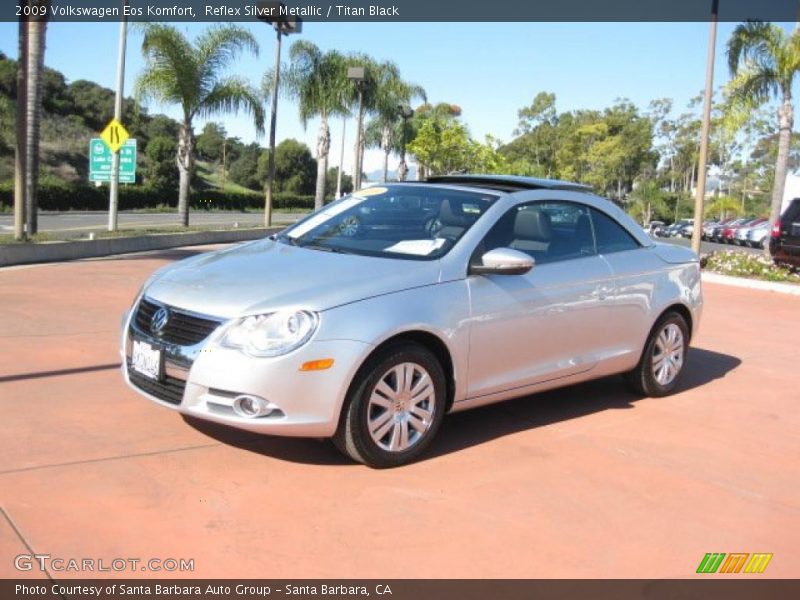 Reflex Silver Metallic / Titan Black 2009 Volkswagen Eos Komfort