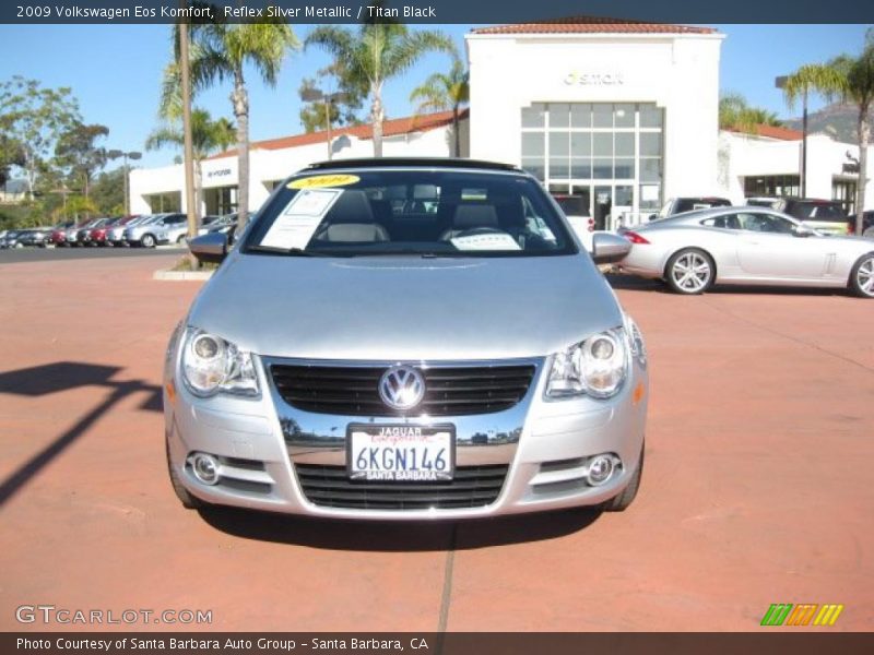 Reflex Silver Metallic / Titan Black 2009 Volkswagen Eos Komfort