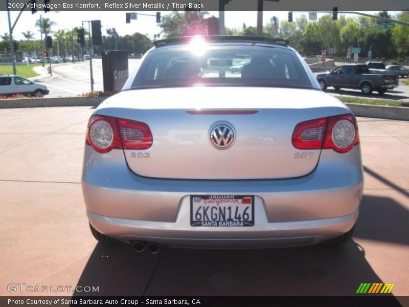 Reflex Silver Metallic / Titan Black 2009 Volkswagen Eos Komfort