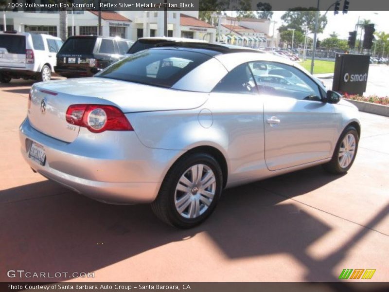 Reflex Silver Metallic / Titan Black 2009 Volkswagen Eos Komfort