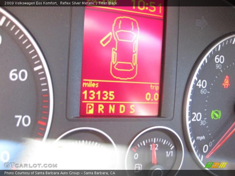 Reflex Silver Metallic / Titan Black 2009 Volkswagen Eos Komfort