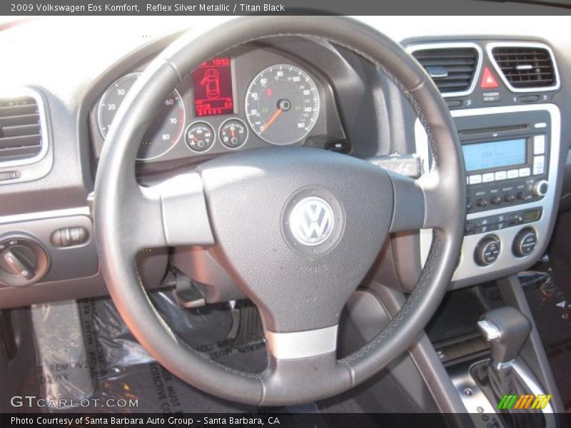 Reflex Silver Metallic / Titan Black 2009 Volkswagen Eos Komfort