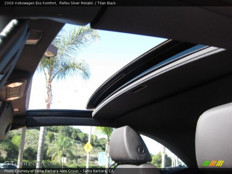 Reflex Silver Metallic / Titan Black 2009 Volkswagen Eos Komfort