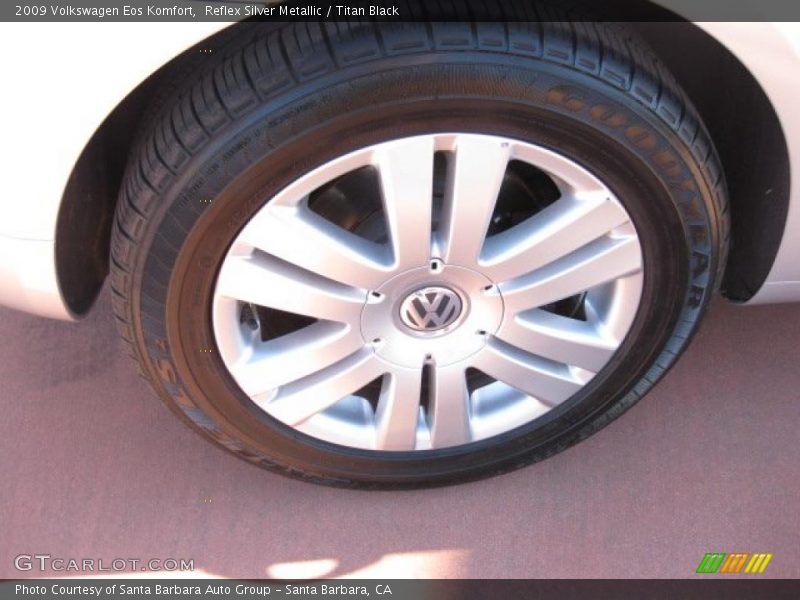 Reflex Silver Metallic / Titan Black 2009 Volkswagen Eos Komfort
