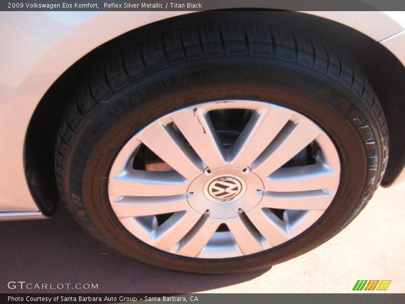 Reflex Silver Metallic / Titan Black 2009 Volkswagen Eos Komfort