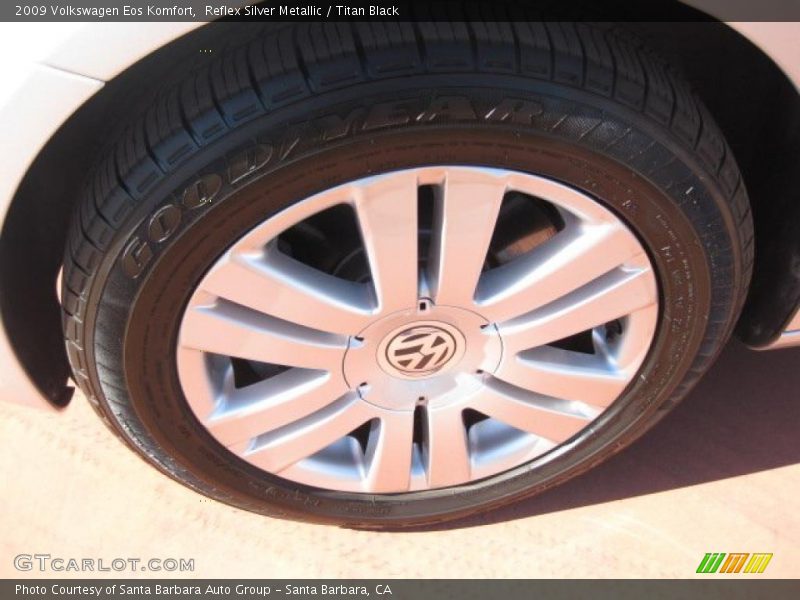 Reflex Silver Metallic / Titan Black 2009 Volkswagen Eos Komfort