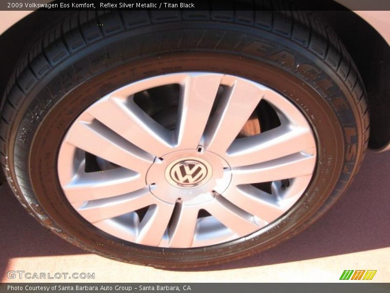 Reflex Silver Metallic / Titan Black 2009 Volkswagen Eos Komfort