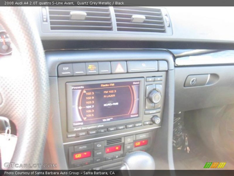 Quartz Grey Metallic / Black 2008 Audi A4 2.0T quattro S-Line Avant