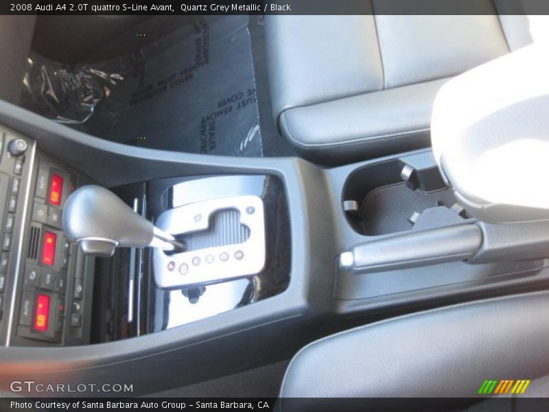 Quartz Grey Metallic / Black 2008 Audi A4 2.0T quattro S-Line Avant