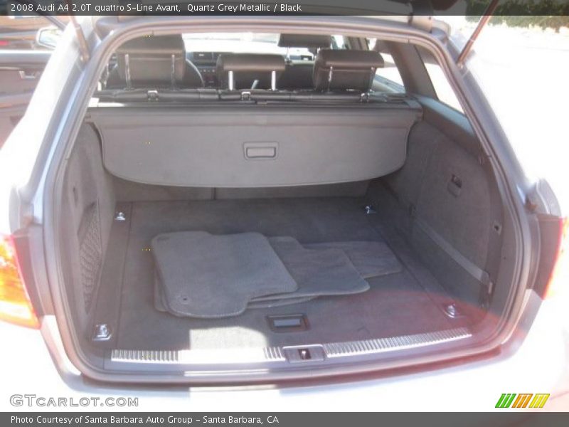 Quartz Grey Metallic / Black 2008 Audi A4 2.0T quattro S-Line Avant
