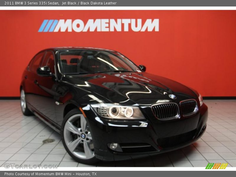 Jet Black / Black Dakota Leather 2011 BMW 3 Series 335i Sedan