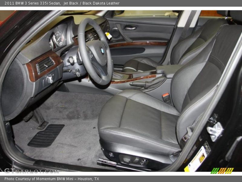 Jet Black / Black Dakota Leather 2011 BMW 3 Series 335i Sedan