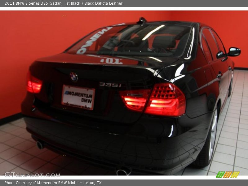 Jet Black / Black Dakota Leather 2011 BMW 3 Series 335i Sedan