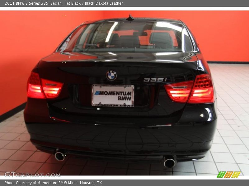 Jet Black / Black Dakota Leather 2011 BMW 3 Series 335i Sedan