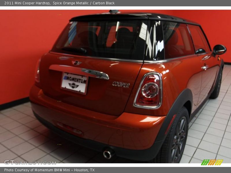 Spice Orange Metallic / Carbon Black 2011 Mini Cooper Hardtop