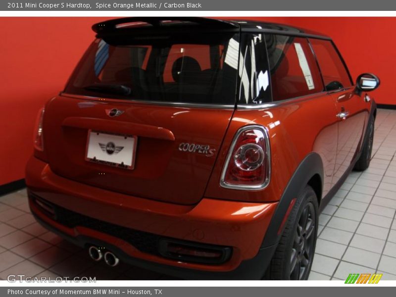 Spice Orange Metallic / Carbon Black 2011 Mini Cooper S Hardtop