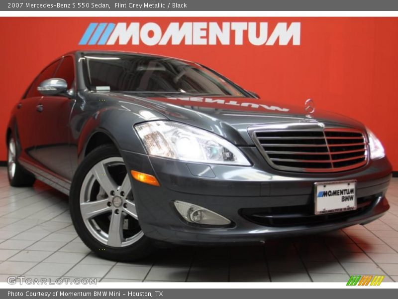 Flint Grey Metallic / Black 2007 Mercedes-Benz S 550 Sedan