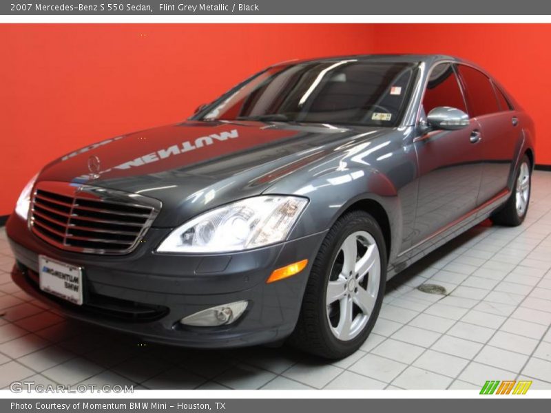 Flint Grey Metallic / Black 2007 Mercedes-Benz S 550 Sedan
