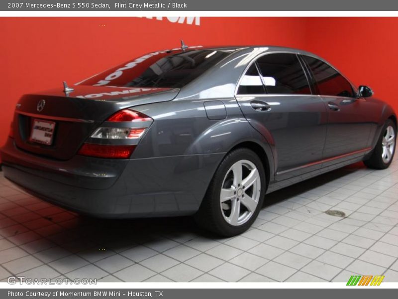 Flint Grey Metallic / Black 2007 Mercedes-Benz S 550 Sedan