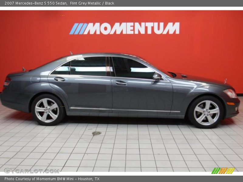Flint Grey Metallic / Black 2007 Mercedes-Benz S 550 Sedan