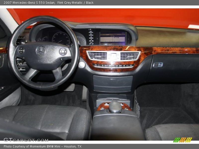 Flint Grey Metallic / Black 2007 Mercedes-Benz S 550 Sedan
