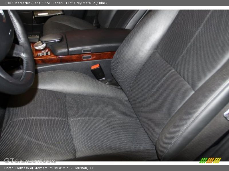 Flint Grey Metallic / Black 2007 Mercedes-Benz S 550 Sedan