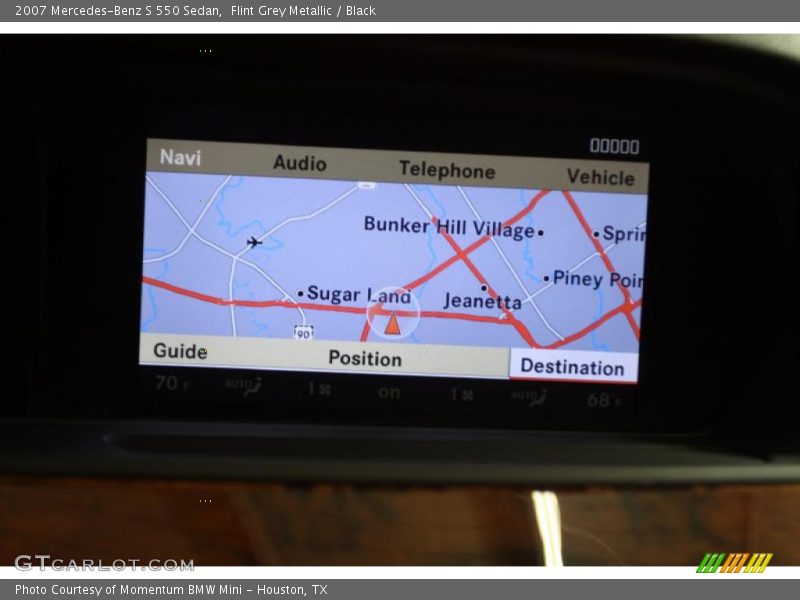 Flint Grey Metallic / Black 2007 Mercedes-Benz S 550 Sedan
