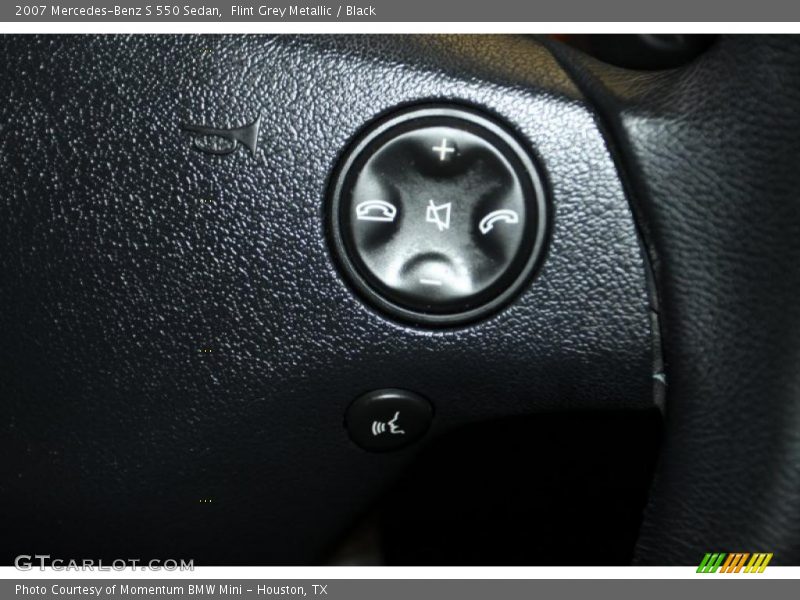 Flint Grey Metallic / Black 2007 Mercedes-Benz S 550 Sedan