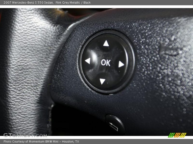 Flint Grey Metallic / Black 2007 Mercedes-Benz S 550 Sedan