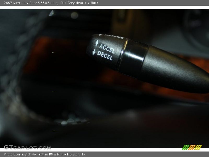 Flint Grey Metallic / Black 2007 Mercedes-Benz S 550 Sedan