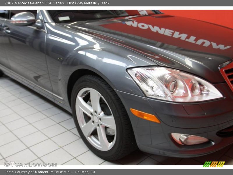 Flint Grey Metallic / Black 2007 Mercedes-Benz S 550 Sedan