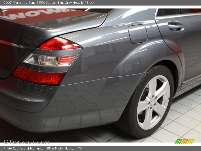 Flint Grey Metallic / Black 2007 Mercedes-Benz S 550 Sedan