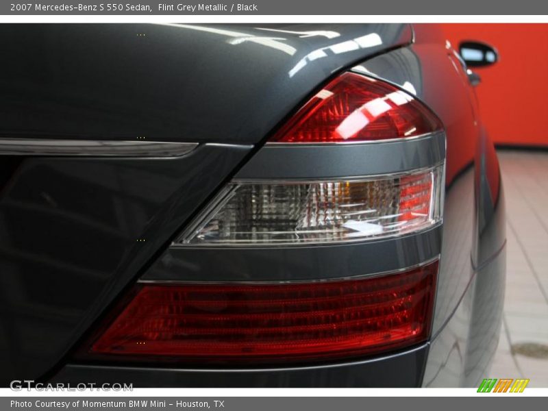 Flint Grey Metallic / Black 2007 Mercedes-Benz S 550 Sedan