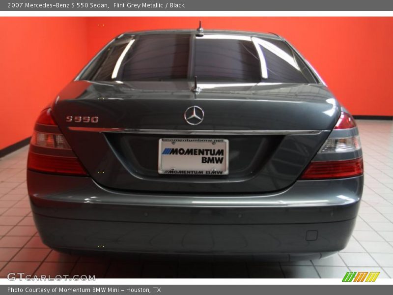 Flint Grey Metallic / Black 2007 Mercedes-Benz S 550 Sedan
