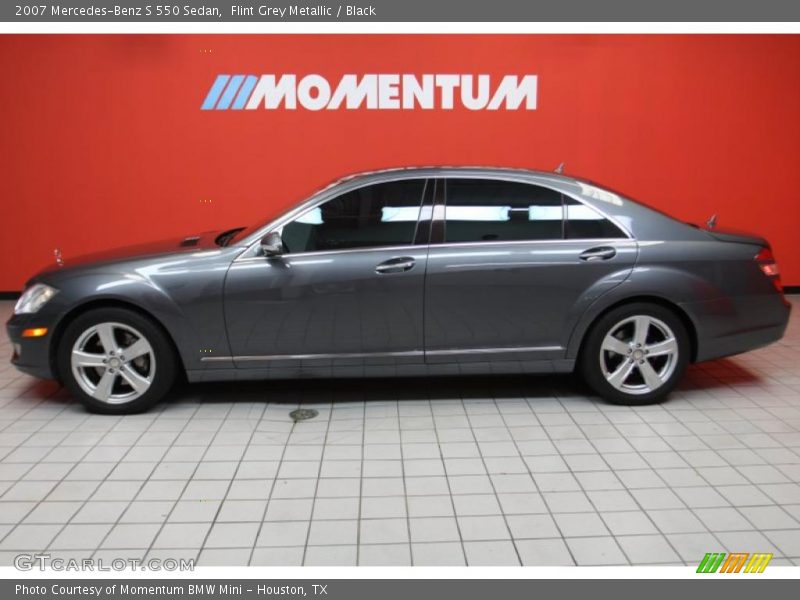 Flint Grey Metallic / Black 2007 Mercedes-Benz S 550 Sedan
