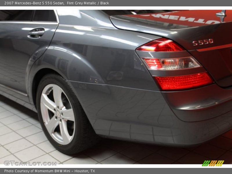 Flint Grey Metallic / Black 2007 Mercedes-Benz S 550 Sedan