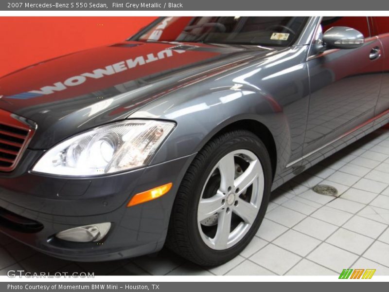 Flint Grey Metallic / Black 2007 Mercedes-Benz S 550 Sedan