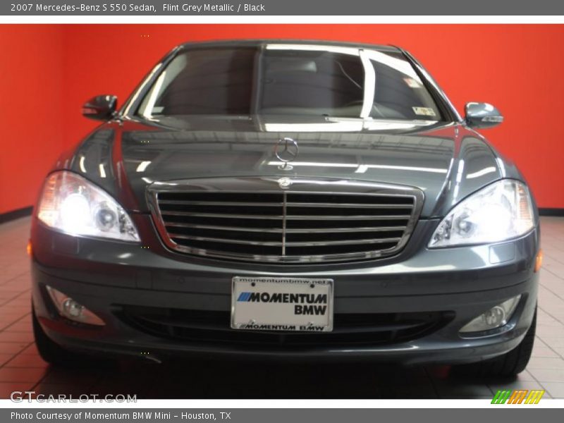 Flint Grey Metallic / Black 2007 Mercedes-Benz S 550 Sedan