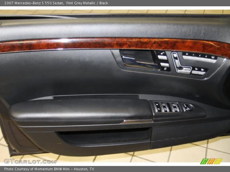Flint Grey Metallic / Black 2007 Mercedes-Benz S 550 Sedan