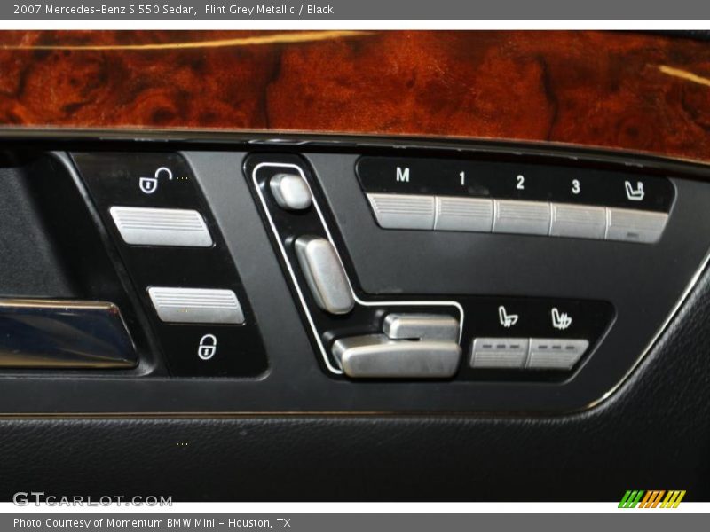 Flint Grey Metallic / Black 2007 Mercedes-Benz S 550 Sedan