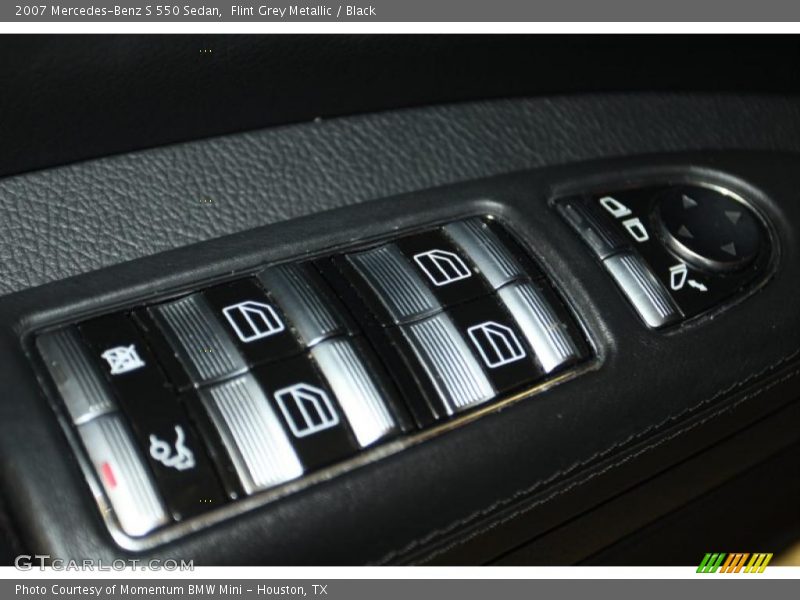 Flint Grey Metallic / Black 2007 Mercedes-Benz S 550 Sedan