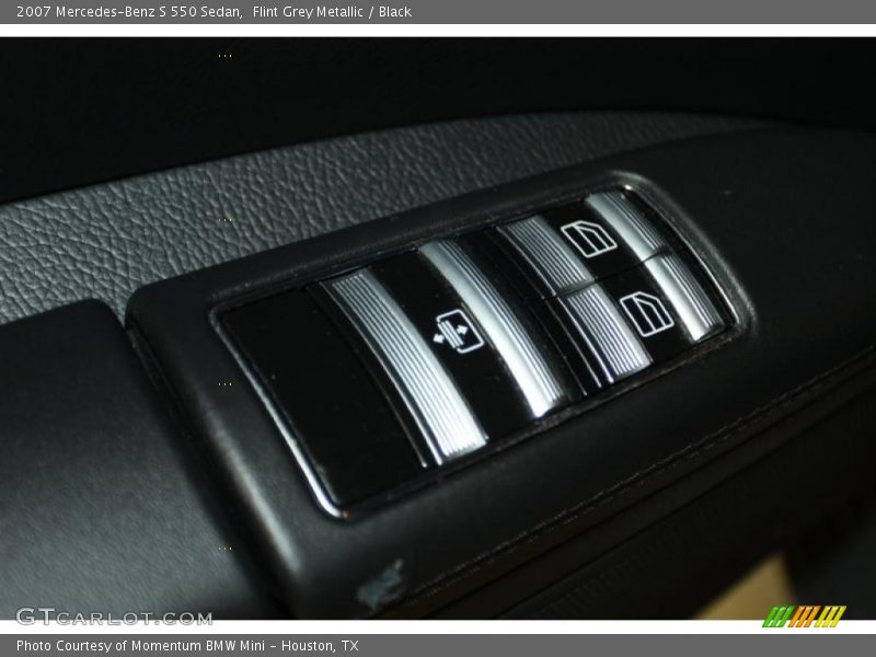 Flint Grey Metallic / Black 2007 Mercedes-Benz S 550 Sedan