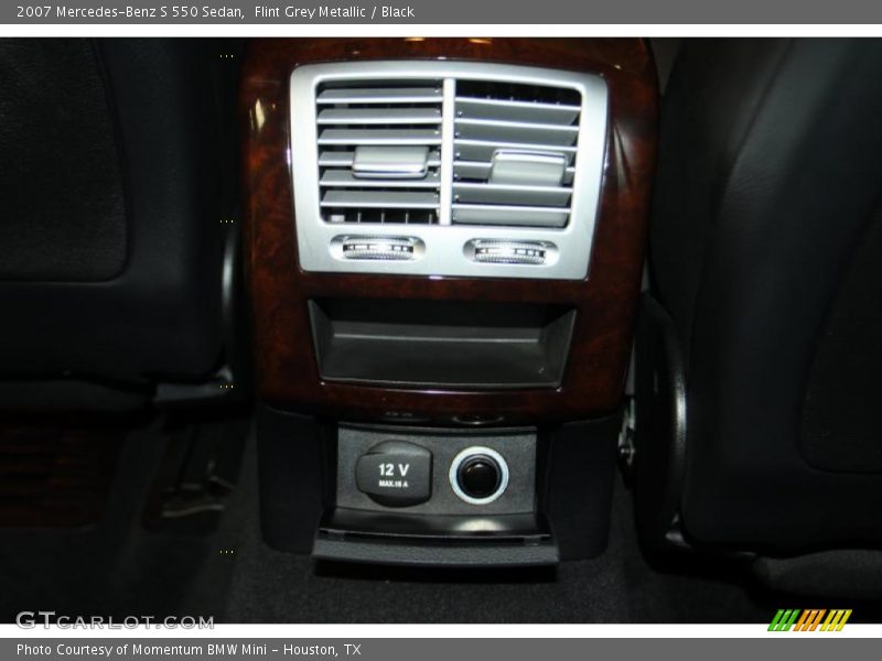 Flint Grey Metallic / Black 2007 Mercedes-Benz S 550 Sedan