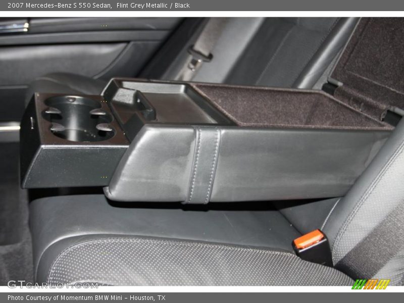 Flint Grey Metallic / Black 2007 Mercedes-Benz S 550 Sedan