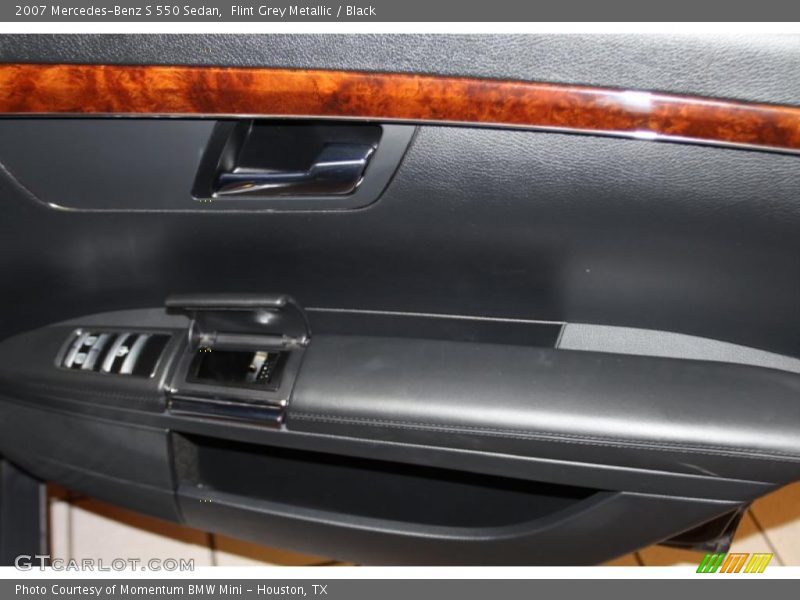 Flint Grey Metallic / Black 2007 Mercedes-Benz S 550 Sedan