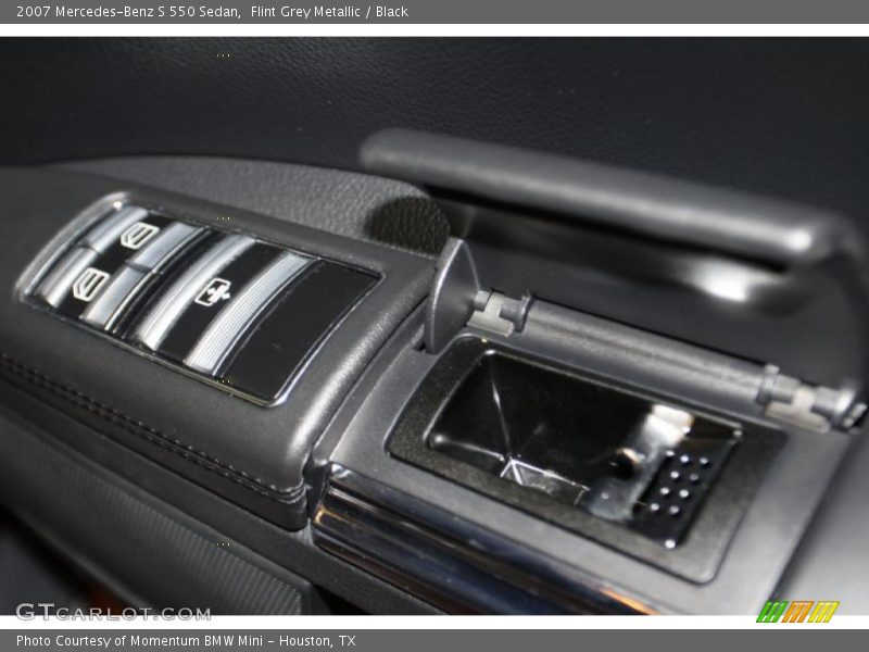 Flint Grey Metallic / Black 2007 Mercedes-Benz S 550 Sedan