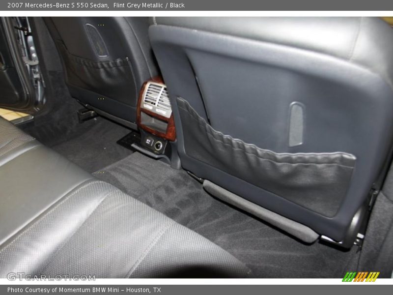 Flint Grey Metallic / Black 2007 Mercedes-Benz S 550 Sedan